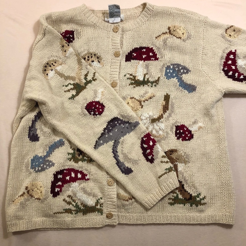 Vintage Mushroom Sweater